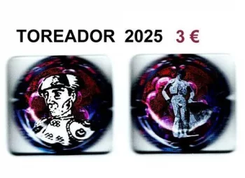 série de 2 capsules de champagne générique par jpcapsules Toréador 2025
