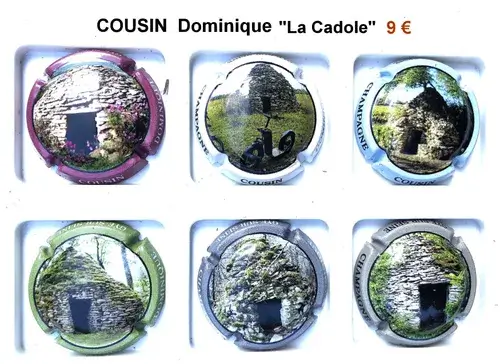 série de capsules de champagne propriétaire par jpcapsules COUSIN Dominique "La Cadole"