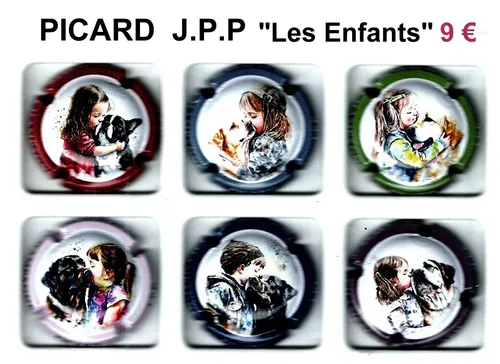 série de capsules de champagne propriétaire par jpcapsules picard jpp les enfants