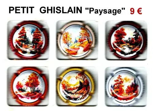 série de capsules de champagne propriétaire par jpcapsules PETIT GHISLAIN "Paysages"